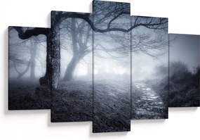 Obraz - Cesta v hmle (150x105 cm)