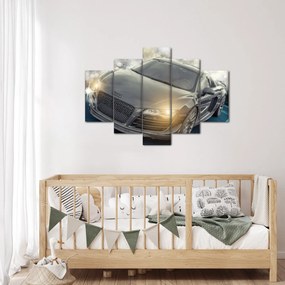 Obraz auta Audi - sivé (150x105 cm)