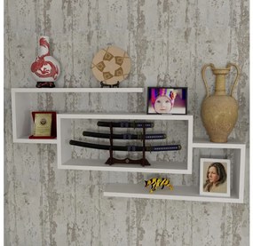 Nástenná polica JANISON 48x103 cm biela