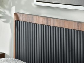 Manželská posteľ 160x200 cm Protegidas P13 (čierna). Akcia -21%. Vlastná spoľahlivá doprava až k Vám domov. 1137248