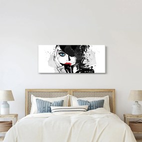 Obraz - Tajomná žena (120x50 cm)