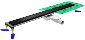 Odtokový žľab Sieme Torsion 1100 čierna mat