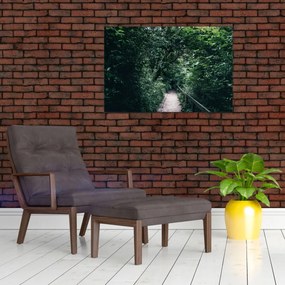 Obraz - Cesta lesom (90x60 cm)