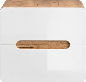 Comad Kúpeľňová skrinka pod umývadlo Aruba White 60 dub craft/biela