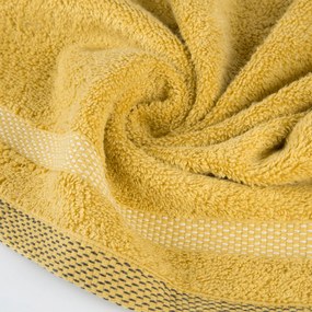 FROTÉ UTERÁK RIKI 30X50 CM HORČICOVÁ