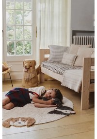 Béžový látkový detský kôš na hračky 40x30x55 cm Luna – Lorena Canals