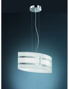 Trio - Luster na lanku NIKOSIA 2xE27/40W/230V strieborná