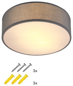 Stropná lampa Ø30cm - sivá