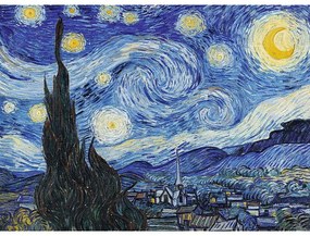 Trefl Drevené puzzle 200 - Hviezdna noc - Vincent van Gogh