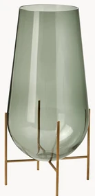 Ručne fúkaná podlahová váza Échasse, V 44 cm