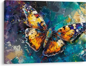 Obraz - Motýľ, olejomaľba (70x50 cm)