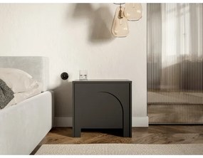 Nočný stolík NIO antracit
