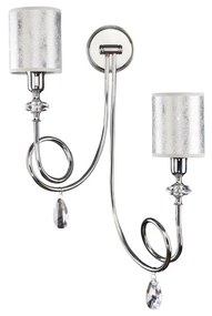 Jupiter 1598 - DE K2 CH - Nástenné svietidlo DELFINA 2xE14/40W