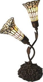 Tiffany stolná lampa Carillon - 34 * 25 * 58 cm E14 / max 2 * 25W
