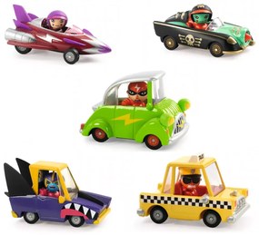 Balíček Crazy Motors - Taxi Joe & Shark N'Go & Pirate Wheels & Miss Burgundy & Green Flash