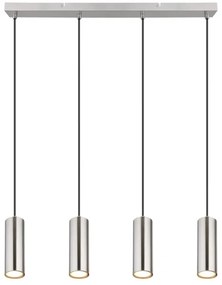 Globo 57911-4H - Luster na lanku ROBBY 4xGU10/35W/230V matný chróm