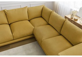 Žltá rohová pohovka Ernest – Bobochic Paris