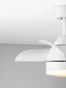 LED biele designové stropné svietidlo Nerina s diaľkovým ovládaním