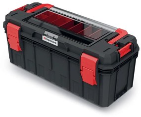 Kufor na náradie B, šírka 65 cm, organizér, čierna