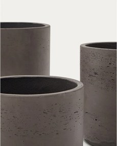 Obaly na kvetináče z cementu v súprave 3 ks ø 32 cm Sintina – Kave Home