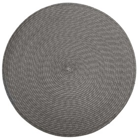 Okrúhla podložka na stôl Braid Grey