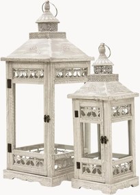 Lampáše z jedľového dreva Anna, 2 ks