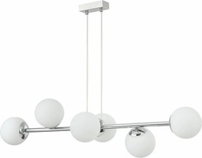 Luster na lanku MADDIE 6xE14/5W/230V lesklý chróm