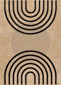 Kusový koberec Spark 0688 beige/black, 160x220, béžová, chodba / predsieň, Dywany Łuszczów