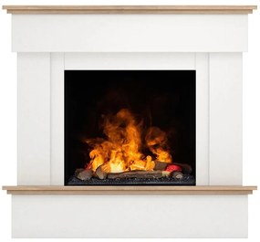 Elektrický krb Tormes Cassette 400/600 biela/dub