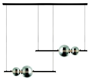 Zambelis Zambelis 22234 - LED Stmievateľný luster na lanku LED/22W/230V čierna UN0867