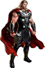 Thor - textilná nálepka na stenu
