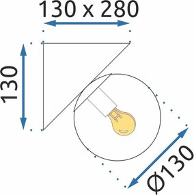 Toolight Toolight, nástenné svietidlo 2xE27 APP1229-2W, čierna matná, OSW-40118