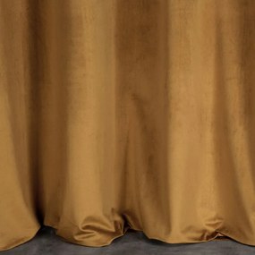 Dekorstudio Zamatový záves MELANIE 140x250cm medový