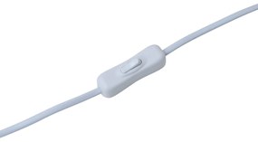 Moderná stojacia lampa drevená s béžovým tienidlom - Stojon