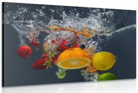 Obraz ovocie vo vode