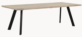 Jedálenský stôl's dubovou doskou Fred