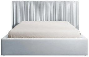Manželská posteľ 140 cm Thala 140 (s roštom) (s úl. priestorom) (svetlosivá + čierna). Vlastná spoľahlivá doprava až k Vám domov. 1099734