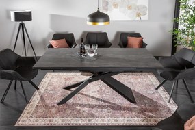 Jedálenský stôl Euphoria 180-220-260cm keramická láva