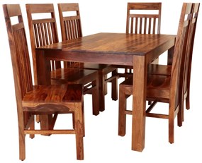 furniture-nabytek.cz - Jídelní set masiv pro 6 osob z masivu palisandr