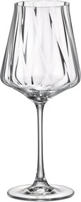 VÝPREDAJ Crystal Bohemia Cettia optic poháre na víno 600 ml
