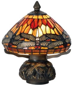 Stolná lampa Libella v štýle Tiffany