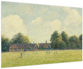 Obraz - Camille Pissarro, Hampton Court Green, reprodukcia (90x60 cm)