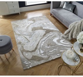 Béžový koberec 160x230 cm Marbled – Flair Rugs