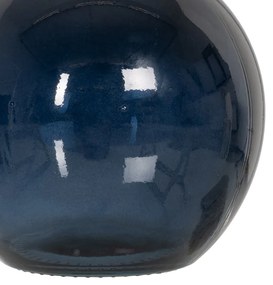 Tmavomodrá ručne vyrobená váza (výška 18 cm) – Ixia