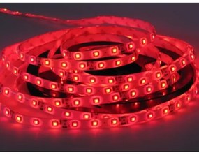 ECOLIGHT LED pásik - SMD 2835 - 5m - 60LED/m - 4,8 W/m - IP65 - červený
