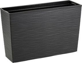 PLASTOVÝ KVETINÁČ BLOOM RIFLO 36X56X20 CM ČIERNA