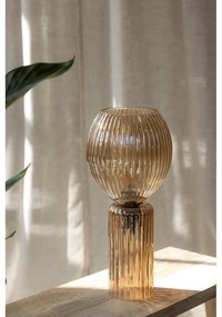 Stolová lampa jantárová so skleneným tienidlom (výška 40 cm) Toulipa – Markslöjd