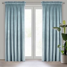 ZATEMŇOVACÍ ZÁVES NA PÁSKE ROSA 135X300 CM MODRÁ