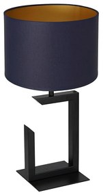 Luminex Stolná lampa 1xE27/60W/230V 45 cm modrá/zlatá LU3406
