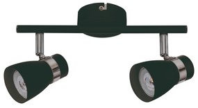 KANLUX Stropné/stenové reflektory ELEANO, 2xGU10, 35W, čierne